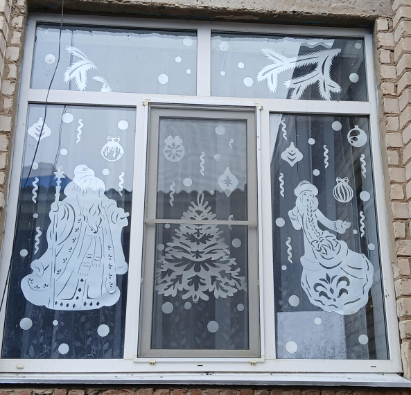 Новогодние окна.